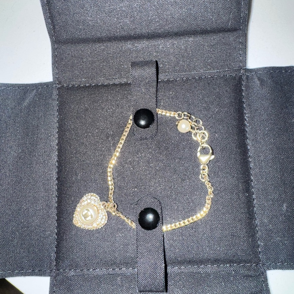 CHANEL Gold Bracelet with Delicate Charm
